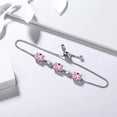 thumbnail image 6 of October Birthstone Bracelet 925 Sterling Silver Bracelets Pink Tourmaline Jewelry Women Mother Wife Christmas Birthday Valentines Gifts for Her, 6 of 10