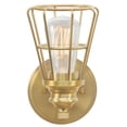 thumbnail image 3 of Aspen Creative 62238, 1-Light Bathroom Vanity, 9" Wide, Transitional Design, Antique Brass, 3 of 6