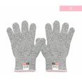 thumbnail image 1 of Un par de guantes resistentes a cortes de grado 5, guantes de jardinería, guantes de trabajo, guantes de protección S --- 20 cm - 50 g (borde rosa), 1 of 5