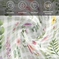 thumbnail image 6 of Cloth Napkins Set of 4 - 20x20 Inches, Spring Floral Washable Reusable Table Napkins, Pink Flowers Green Plaid Pastoral Soft & Absortbent Dining Napkin for Party Wedding Hotel Restaurant, 6 of 8