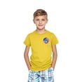 thumbnail image 6 of Boys Girls Independence Day Patriotic Tops Kids 4Th Of July Cotton Shirt Casual Round Neck Short Sleeve Tees Yellow 3-4 Years, 6 of 6
