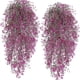 thumbnail image 5 of P Flores decorativas de plástico Decoración del hogar Plantas artificiales Simulación Almirantazgo Colgante de pared Ratán Flores falsas Enredaderas Decoración Boda Sala de estar Simulación Plantas ve, 5 of 6
