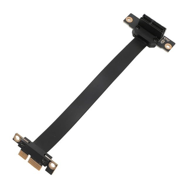 PCIe 3.0 X1 Riser Cable, 8Gbps High Speed, Dual 90 Degree Right Angle Extension Cable, for Sound Card, Capture Card, Card, Card, Data Card, Graphics Card