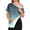 Turquoise,#027, variant on Women's Post Shoulder Surgery Shirts Short Sleeve Snap-Open Arm Shoulder Recovery Shirt Casual Loose Adaptive Blouses,XL