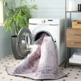 thumbnail image 6 of SAFAVIEH Tucson Stacy Traditional Machine Washable Area Rug, 9' x 12', Rust/Sage, 6 of 15