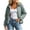 Army Green, variant on Womens Cropped Hooded Sun Protection Jacket Long Sleeve Solid Color Tops with Zipper Pockets