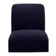 thumbnail image 3 of Fundas elásticas para sillas de comedor, fundas clásicas lisas para sillas, protectores de sillas Azul marino, 3 of 9