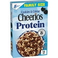 thumbnail image 3 of (8 pack) Cheerios Protein Cereal, Cookies and Crème, 8g Protein, Family Size, 15 oz, 3 of 26