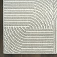 thumbnail image 4 of Nourison Textured Home 2'3" x 7'6" Grey Ivory Modern Indoor Rug, 4 of 8