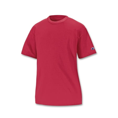 Boys Big Boys' Short Sleeve Jersey Tee, Dark Green, Large