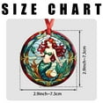 thumbnail image 7 of Mermaid Ornaments Ceramic For Christmas, Stained Glass Ornaments Ceramic Christmas 2025, 7 of 7