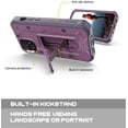 thumbnail image 4 of ArmadilloTek Vanguard Case Compatible with iPhone 12 Mini (5.4 inches) Military Grade Full-Body Rugged with Built-in Kickstand [Screenless Version] - Purple, 4 of 4