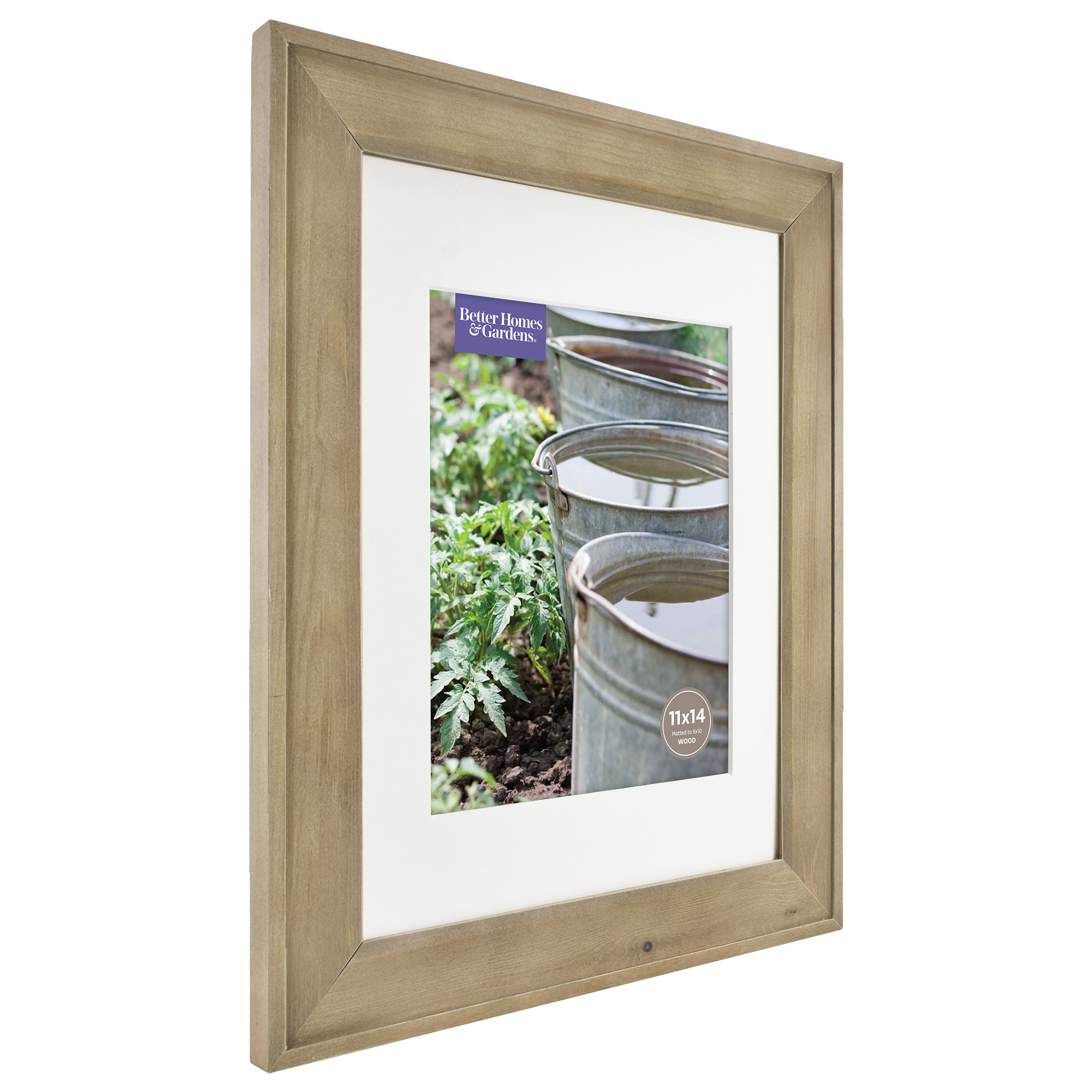 Better Homes & Gardens 11x14/8x10 Rustic Wood Picture Frame, 2pk - image 2 of 5