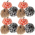 thumbnail image 3 of Lifelike Thanksgiving Assorted Fake Pumpkins for Decor with Foams and Hemp Rope Materials, 3 of 4