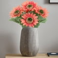 thumbnail image 7 of Artificial Sunflower, Ongmies Faux Silk Sunflowers Bouquet, Plastic Artificial Flowers Bouquet, Memorial Decoration for Cemetery, Hanging & Table Centerpieces, 7 of 7