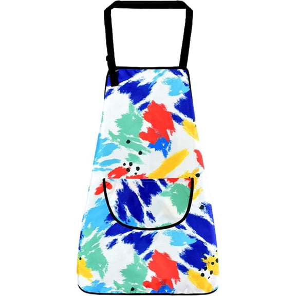 vlrwzc Painting Apron, Adjustable Aprons, Waterproof Art Smock Aprons With Pockets for Painting, Craft