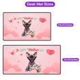 thumbnail image 5 of Happy Valentine's Day Devon Rex holding flowers Desk Mat Full Keyboard Mouse Pad Cat Lover Kitten Owner Gifts Large Mousepad - 3005, 5 of 5