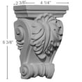thumbnail image 2 of Ekena Millwork 4 1/4"W x 2 3/8"D x 6 3/8"H Cole Corbel, 2 of 5