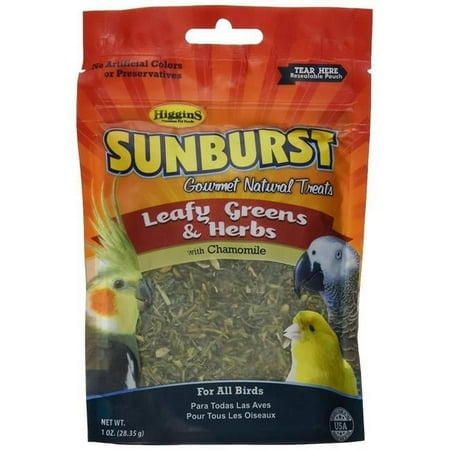 Higgins Sunburst Leafy Greens & Herbs Gourmet Treats All Birds