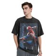 thumbnail image 2 of Spider-Man 230g Vintage Washed Drop Shoulder T-Shirt - Iron On, 2 of 7
