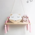 thumbnail image 2 of Estante De Madera Maciza Para Decoración Del Hogar, Soporte De Cuerda Para Colgar En La Pared, Decoración Para Habitación De Bebés Y Niños, Producto Básico Advancent HA024150-01, 2 of 6