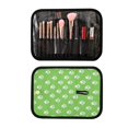 thumbnail image 6 of 3-Piece Travel Toiletry Bag Set, Hanging Wash Bag with Makeup Bag & Brush Case,Waterproof Cosmetic Organizer for Travel, Gym & Home Green Paw Print Pattern, 6 of 10
