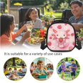 thumbnail image 6 of Jeiento Axolotl Strawberry Kids Backpack with Lunch Box Girls Elementary School Bags Pink Bookbag and Lunch Bag Set Pencil Case Kindergarten Primary Schoolbag Back Packs Travel Daypack, 3 in 1, 6 of 7