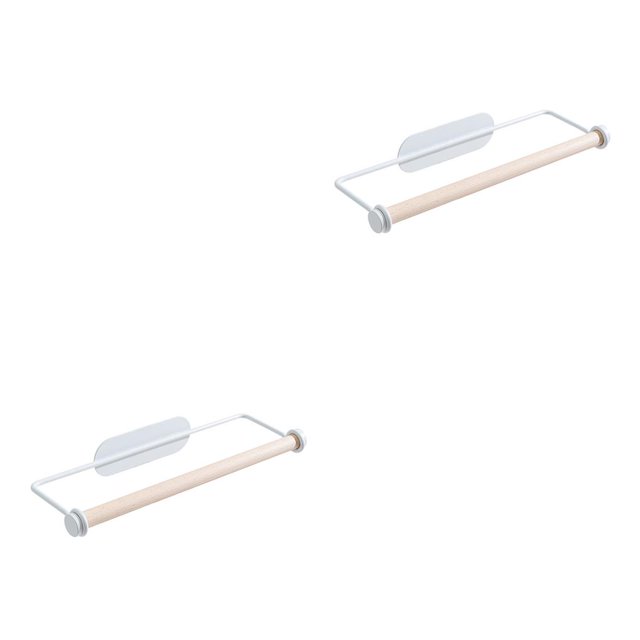 Billuyoard Soporte para rollo de papel de cocina, colgador de toallas, barra, armario, trapo, soporte colgante, estante, soportes de papel higiénico, Type2 NO2 Billuyoard CBP159493