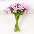 thumbnail image 1 of Estambre de azúcar hecho a mano, costura de flores artificiales, decoración de boda y navidad, corona Diy, caja de regalo, álbum de recortes, flor falsa, 12 piezas, 1 of 4