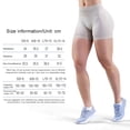 thumbnail image 2 of Pantalones cortos para mujer biker de cintura alta de yoga tope de levantamiento (l) gris, 2 of 5