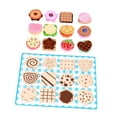 thumbnail image 2 of Juego de cocina de madera para niños, juego de repostería, juguete de motricidad fina, accesorios de cocina, de comida para niños de 3, 4, 5 y 6 años,, 2 of 9