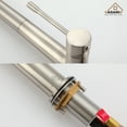 thumbnail image 2 of CASAINC Single Handle Kitchen Faucet with Pull Out Sprayer, Deck Mounted, Brushed Nickel, 2 of 4