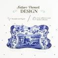 thumbnail image 3 of Spode Blue Italian Devonia Tray Serving Bowl Made of Porcelain Shallow Serving Bowl for Salad, Pasta, and Fruit Measures 7.5 inch Dishwasher Safe, 3 of 7