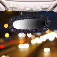 thumbnail image 1 of EIMELI Car Mirror Cover With  Mirror Decoration   Car Mirror Cover Mirror Accessories Elastic   Car Mirror Female Cover Bling Car Accessories General Acce, 1 of 5