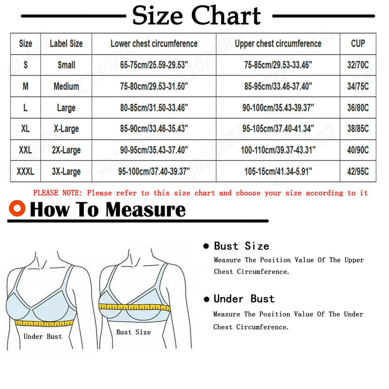 Bigersell Cotton Bras for Women Wirefree Clearance Padded Push