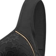 thumbnail image 4 of XRoczxe Women Front Closure Lace Bra Wide Shoulder Straps Wire Free Supportive Non Sag Comfort Everyday Underwear Multiple Solid Colors, 4 of 4