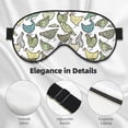 thumbnail image 3 of Uemuo Funny Chicken Pattern Sleep Eye Mask - Light Blocking Sleep Mask Blocking Out Light Perfectly, Soft and Comfortable Night Eye Mask, Eye Blinder, 3 of 7