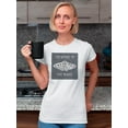 thumbnail image 2 of Live By The Moon Ii. T-Shirt Women -Victoria Borges Designs, Female Small, 2 of 4