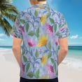 thumbnail image 6 of High Quality Hawaiian Shirts for Men Short Sleeve Aloha Beach Shirt Floral Summer Casual Button Down Shirts Blouses 79TZPP, 6 of 7