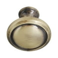 thumbnail image 3 of Utopia Alley HW327PLAB021 Luna  Antique Brass Cabinet Knob  1.2 inch Diameter, 3 of 7