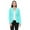 Aqua, variant on Women's Casual Long Sleeves Office Workwear Solid Blazer Jacket S-3XL