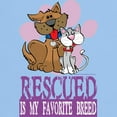 thumbnail image 3 of CafePress - Rescued Is My Favorite Breed Light T Shirt - Men's Classic Graphic T-Shirt, 3 of 4
