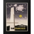 thumbnail image 2 of Vintage Apple Collection 15x18 Black Modern Framed Museum Art Print Titled - san_francisco_gg_bridge, 2 of 5