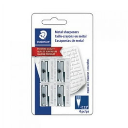 Handheld Metal Pencil Sharpener, 1.13 x 0.63 x 0.5, Silver, 4/Pack Handheld Metal Pencil Sharpener, 1.13 x 0.63 x 0.5, Silver, 4/Pack