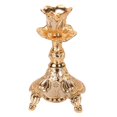 thumbnail image 4 of Vintage Aleación Pir Palo Titur Candebros Decoración De Para Vacaciones Valentín Decoración Golden cabeza perfecl Soporte para velas de boda, 4 of 5