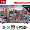 TCL 49" Class 5-Series Super-Slim 4K Roku Smart TV 2018 Model (49S517) with 1 Year Extended Warranty
