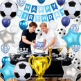 thumbnail image 4 of Trofeo Party Balloons OIWLCI 4D del campeonato de fútbol azul, 4 of 7