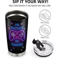 thumbnail image 4 of Gamer Gaming Mug Tumbler Gifts for Kids Boys Gamepad Presents for Teen Son Men Boyfriend Birthday Christmas Game Controller Cup for Husband Father Dad 20oz Stainless Steel, 4 of 6