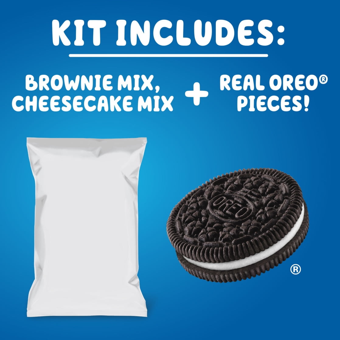 (5 pack) Betty Exclusives OREO Baked Cheesecake Mix, Includes Real OREO Cookie Pieces, 8.9 oz