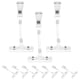 thumbnail image 2 of Price Display Holder 10Pcs Transparent Clamp For Retail Use Easy To Display In Shopping Centers 6.5X3.1X1 Inches, 2 of 5